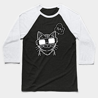 Purr! Cats lover Baseball T-Shirt